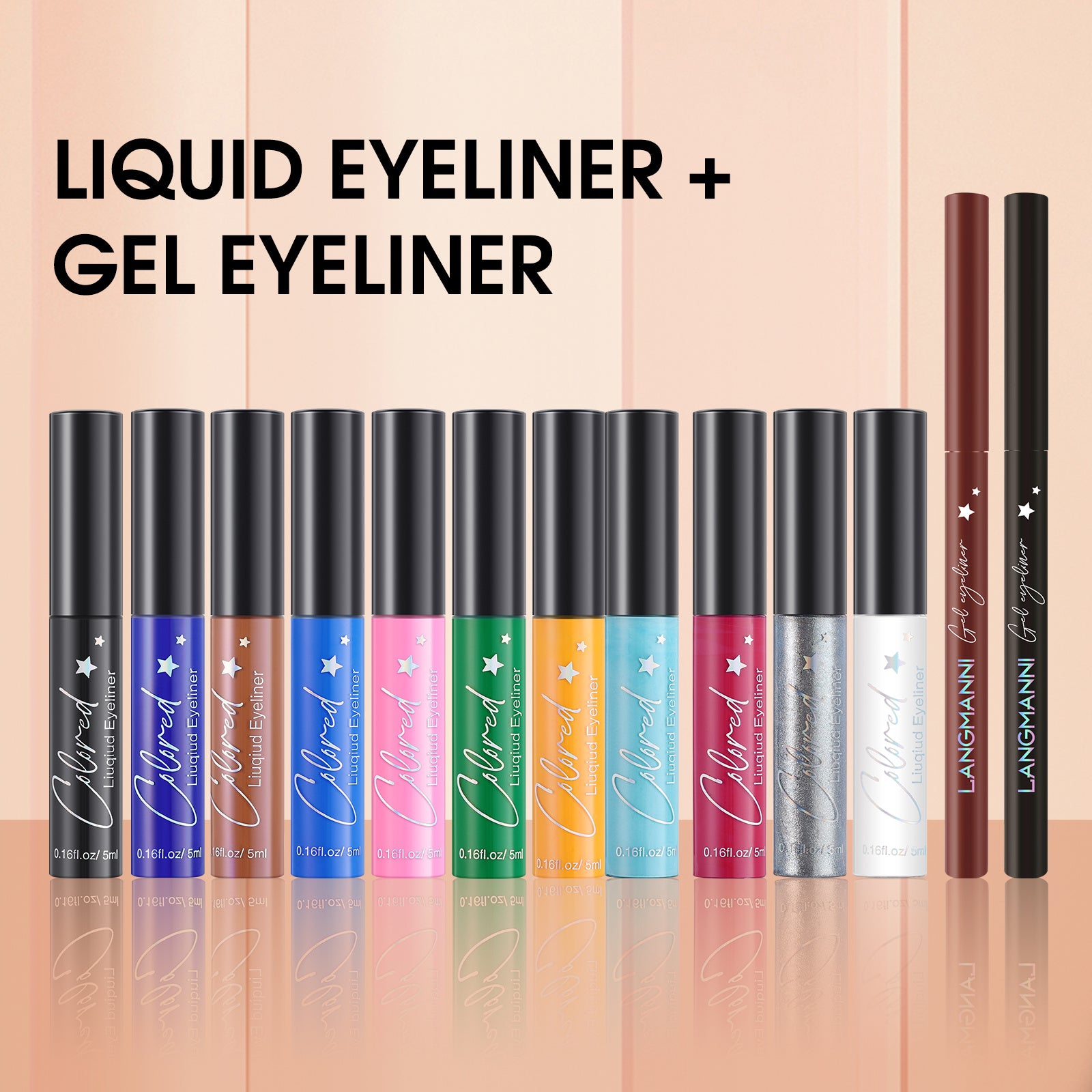 Make-up Eyeliner Liquid And Gel Pen Combination Set Make-up Eyeliner Liquid And Gel Pen Combination Set